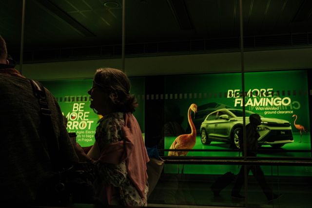 Behind Glass