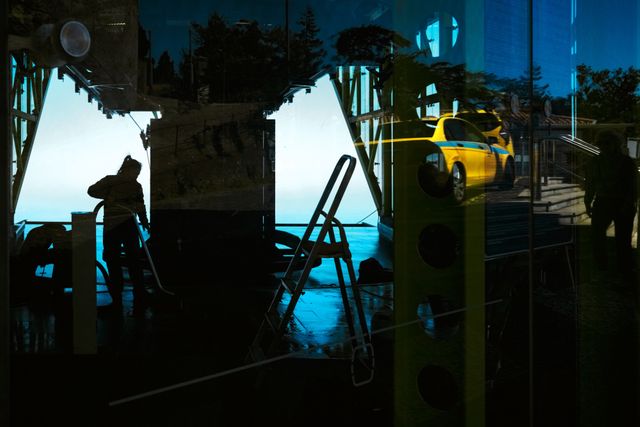 Behind Glass